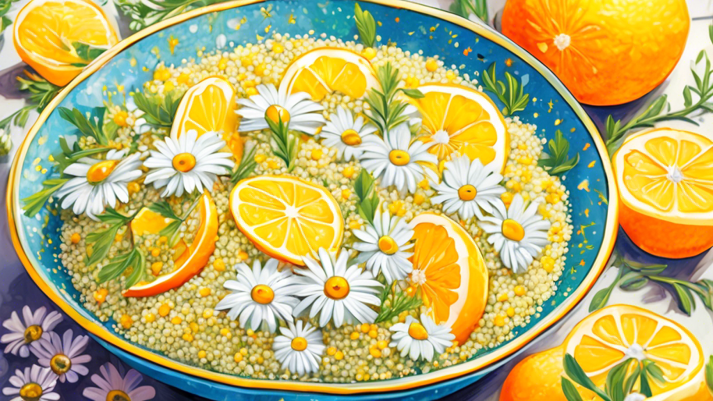 Citron and Chamomile Couscous&nbsp;Salad.