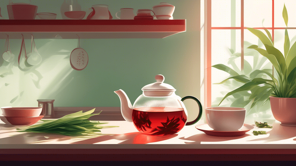 Red Tea with Pandan&nbsp;Flavor.